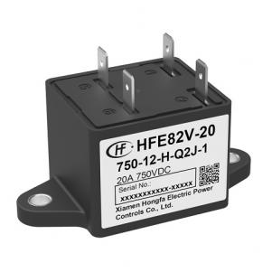 HONGFA Relay DC ແຮງດັນສູງ, ບັນຈຸກະແສໄຟຟ້າ 20A, ແຮງດັນ 450VDC 750VDC HFE82V-20